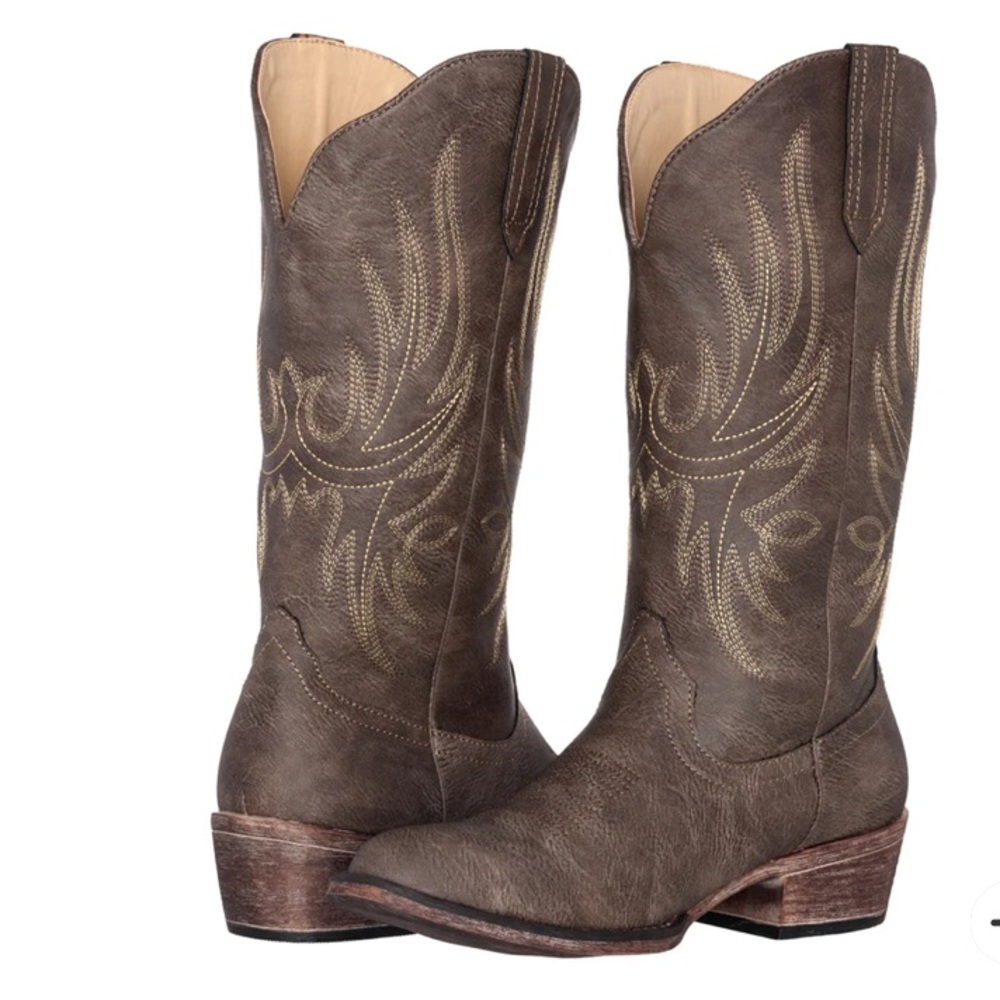 Silver Canyon | Brown Dallas | Pointed Women Western Cowgirl Boots | size 6